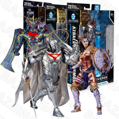 ZZOOI McFarlane Toys Superman Energized/Azrael Batman Armor/Wonder Woman (DC Multiverse) Gold Label 17cm Model Action Figures