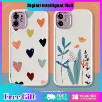 เคสห่อหุ้มนุ่มสำหรับ Iphone11เคสโทรศัพท์ขอบตรงรูละเอียดแบบสดใส