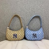 [พร้อมส่ง] Mlb NY กระเป๋าถือแฟชั่น อเนกประสงค์ ปักลาย