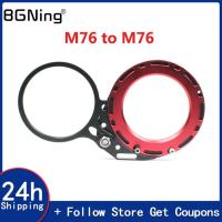 อะแดปเตอร์เลนส์ M52ขนาด67มม. 52มม. M67 100มม. สำหรับมาโครที่เราตัวยึดเข้ามุมเคสกล้องถ่ายรูปใต้น้ำแขนลอยสำหรับ SLR Canon