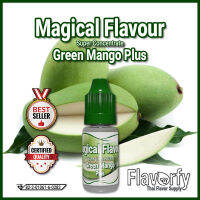 Magical Flavour Green Mango Plus - กลิ่นมะม่วงเขียว พลัส - กลิ่นผสมอาหารเข้มข้น - ผ่านการรับรองจาก อย. ประเทศไทย บรรจุและขายโดย Flavorfy กลิ่นผสมอาหารอเนกประสงค์ เหมาะสำหรับ ลูกอม, กัมมี่, น้ำผลไม้, เบเกอรี่, ไอศครีม, ของเหลวอื่่นๆ