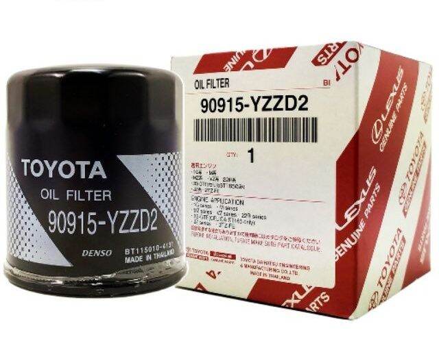 Toyota Genuine Oil Filter 90915-YZZD2 | Lazada