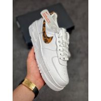 New HOT+Original】 ΝΙΚΕ A F 1 Low Pixel Men And Women Sports Sneakers ALL WHITE Non-Slip Low Top Board Shoes Leopard Print