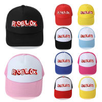 RO-BLOXS นักเรียน Sun Peaked หมวกสำหรับชายหญิงเกมการ์ตูนเบสบอลหมวก Behaved Sun หมวกชายและหญิงหมวกหมวกเส้นรอบวง58ซม.