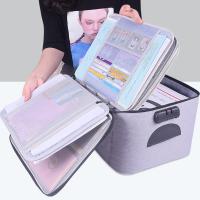 Large Capacity Document Bag for Home Office Organizer Storage Disassembly Folding Multi-function File Folder Case Holder