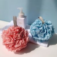 【YF】◑✥  Soft Mesh Sponge Balls To Foam Shower Puff Cleaning Bathing Accessories