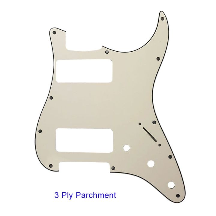 pleroo-great-quality-guitar-parts-2-p90-strat-guitar-pickguard-for-us-11-screw-holes-strat-2-p90-humbuckers-guitar-bass-accessories