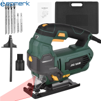 [electronicshop]Jigsaw 6.5 Amp 3000 SPM Jig Saw With L-Aser 6 Variable Speeds 6 Blades ± 45 ° Bevel Cutting 4 Orbital Settings มอเตอร์ทองแดงบริสุทธิ์พร้อมกระเป๋าหิ้ว