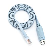 1 Pcs Light Blue 1.8M USB to RJ45 Cable USB to RS232 Serial Cable for Cisco-Routers