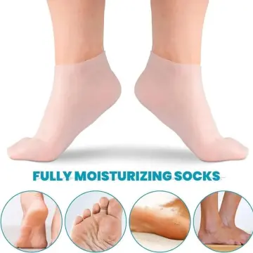 Moisturizing Socks for Cracked Heel Repair - Dry Heels Treatment