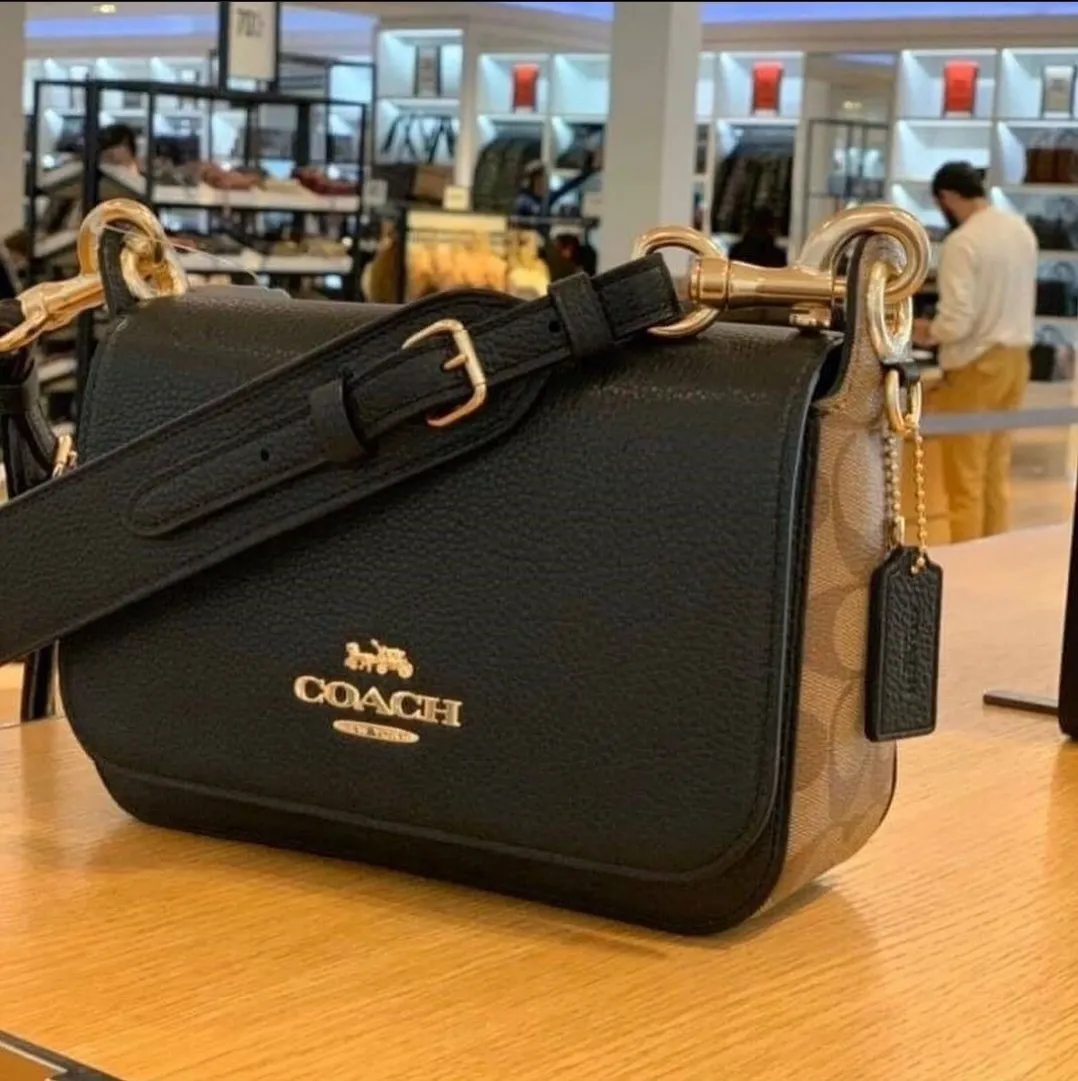 Coach оригинал. Сумка coach оригинал черная.