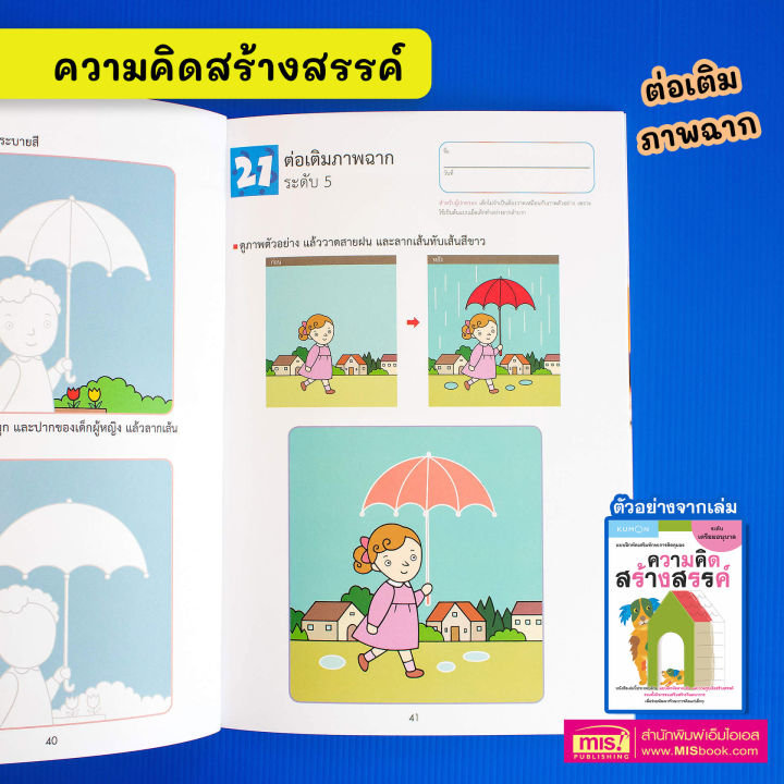 หนังสือชุด-แบบฝึกหัดเสริมทักษะการคิด-kumon-ระดับเตรียมอนุบาล-4-เล่ม