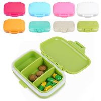 1pc Foldable and Portable Daily Vitamin Medicine Pill Box Case Container Travel Storage Organizer Container Case Medicine  First Aid Storage