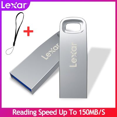 Lexar USB 3.0 แฟลชไดรฟ์ 32GB 64GB AES-256 การเข้ารหัส ไดรฟ์ปากกา Pendrive ความเร็วในการอ่านสูงสุด 150MB/s แฟลชไดรฟ์ Memory stick