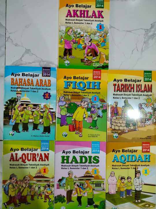 Paket Buku Madrasah Diniyah Takmiliyah Awaliyah MDTA Kelas 1 Semester 1 ...