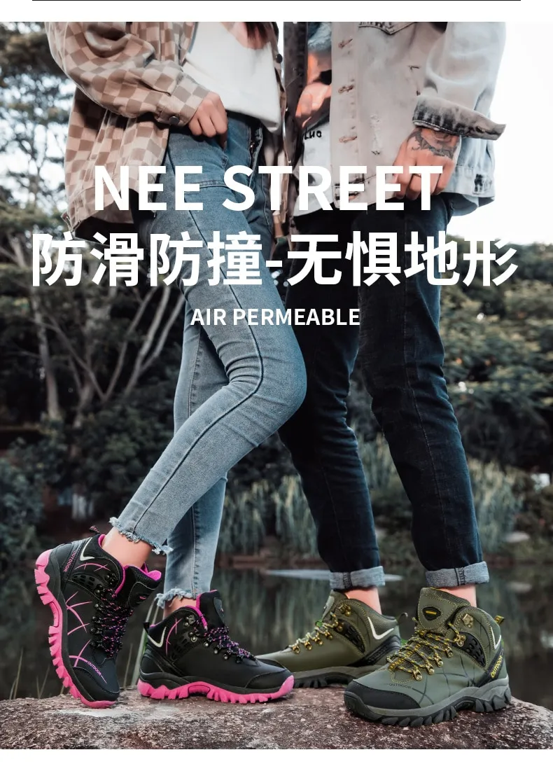 Hiking Shoes Women 2023 New Outdoor Trekking Shoes Women Men Hiking Boots  Mountain Climbing Shoes Woman Trekking Sport Sneakers 