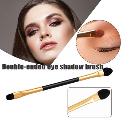Double-ended Eyeshadow Brush Soft Sponge Head Eye Makeup Tool Brush E5N1