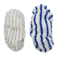 1 Set Microfibre Cloth Pads Replacement for Rowenta Clean&amp;Steam ZR005801 Cleaner Washable Reusable