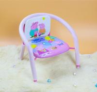 Boy Childrens Stool Arm Chair Backrest Durable Iron Chair with Sound Armrest Cute Baby Home