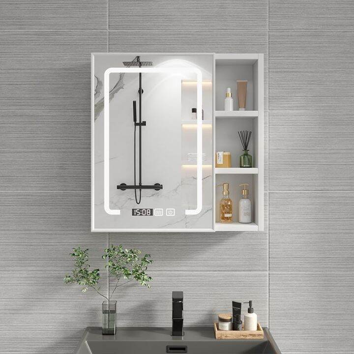 Space aluminum alloy smart mirror wallmounted bathroom mirror