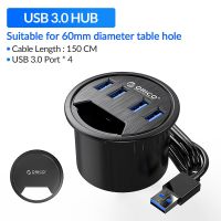 【❈】 Rehmans store. เดสก์ท็อป Grommet USB 3.0 HUB หูฟังไมโครโฟนพอร์ต Type C SD Reader OTG Adapter Splitter แล็ปท็อป USB Hubs OTG Adapter