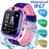 Kids Smart Watch IP67 Waterproof SOS Camera Phone SIM Card Voice Call LBS Location Child Clock Smartwatche Gift Boys And Girls