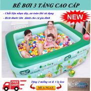 Bể Bơi 3 Tầng Hình Chữ Nhật, Bể Bơi Gia Đình
