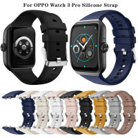 สายนาฬิกาข้อมือซิลิโคนเหมาะสำหรับ OPPO Watch 3 Pro ของแท้สายรัดข้อมือสำหรับสมาร์ทวอท์ช Oppo Watch3 Pro อุปกรณ์สายรัด