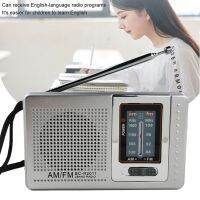 Pemutar Musik Hifi วิทยุสองความถี่ AM FM พอยน์เตอร์วิทยุ Antena Telescopik Bertenaga Baterai Jack 3.5Mm ลำโพง Bawan