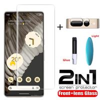 2in1 UV Tempered Glass For Google Pixel 7 Pro Screen Protector Camera Lens Protective Film for Google Pixel 6 Pro 7 Pro Glass