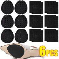 6PCS Anti-Slip Self-Adhesive Shoes Mat Durable High Heel Sole Protector Rubber Pads Cushion Non Slip Insole High Heel Sticker