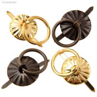 ↂ♘ 12pcs/4pcs Pull Handle 17mm Vintage Iron Ring Knobs Gold/Antique Bronze Cabinet Door Cupboard Drawer Wardrobe Furniture hardware