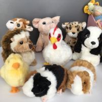 ?High quality new style factory shipment leftover single plush toy simulation animal rabbit kitten parrot lion tiger doll