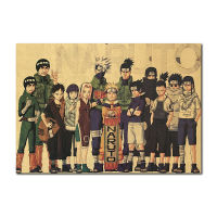 Latest Naruto V Retro Retro Kraft Paper Poster Indoor Bar Wall Decoration Painting