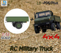 รถบังคับวิทยุ  LD -P06 / Plus Military Truck  พาหนะยุทธวิธีทางทหาร  อัตราส่วน 1: 12 คลื่นความถี่ 2.4G WD 10 กม./ชม. แกร่งทุกสภาพทุกพื้นผิว