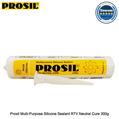 Prosil MultiPurpose Silicone Sealant RTV Neutral Cure 300g (Choose