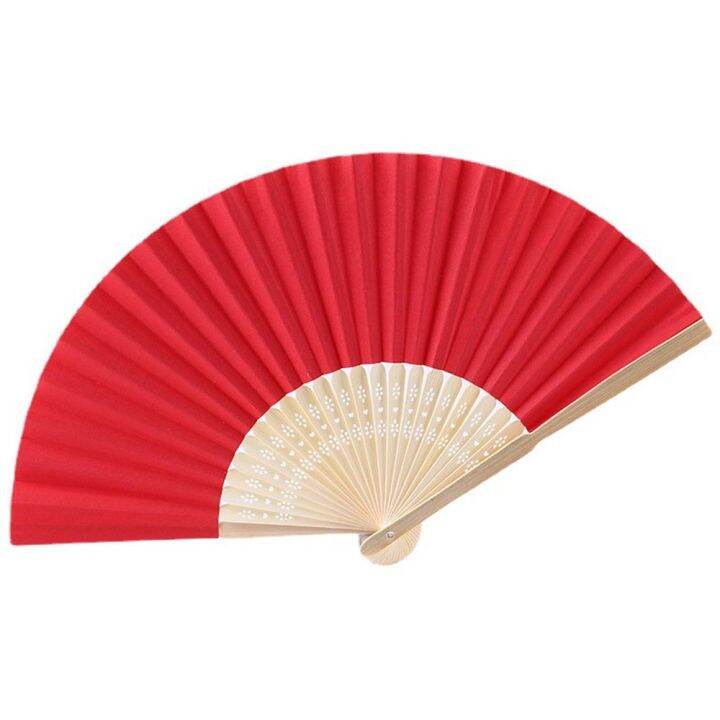 XIEGK 21CM Wedding Gift Dance Fan Fan Crafts Summer Gift Photo Prop ...