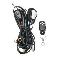 1set 12V Car Wiring Harness Kit With Wireless Remote Control Transmitter LED Light Bar Wiring Harness ATV SUV 2 Lead