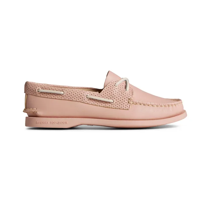 sperry-a-o-2-eye-pin-perf-lthr-รองเท้าโบ๊ทชูส์-ผู้หญิง-สีชมพู-boat-sts87113