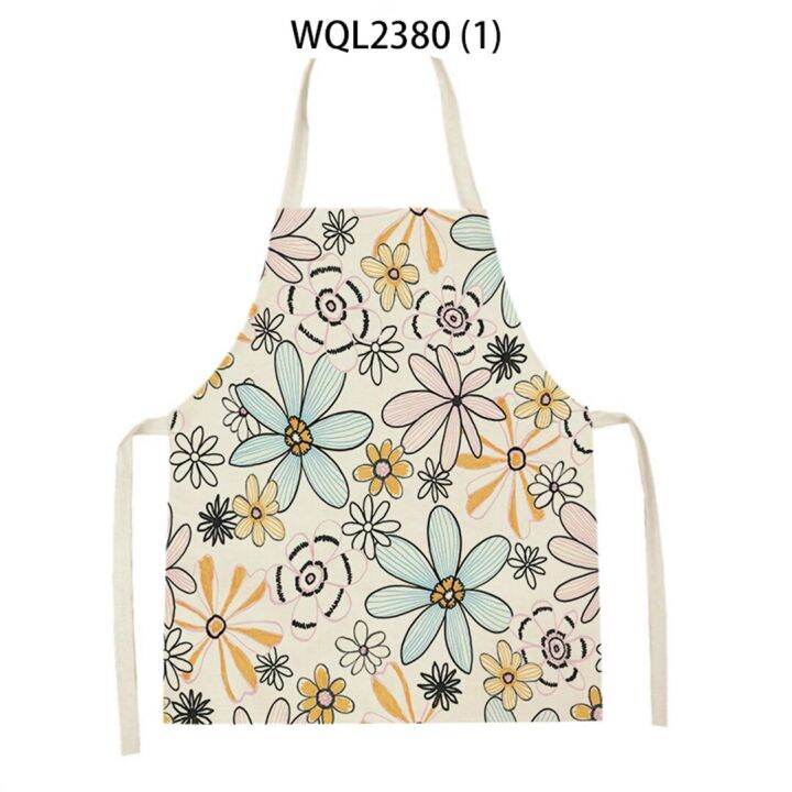 plant-style-apron-for-children-cleaning-apron-vegetation-printing-pinafore-sleeveless-cotton-linen-aprons-home-custom-apron-bib