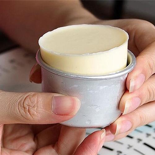 5Pcs Round Mini Cake Pan Removable Bottom Pudding Mold DIY Baking-Moulds Party 