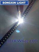 100ชิ้น SMD 3014 LED 0.1W 10-12LM 6000-6500K ลูกปัดสีขาว3014 LED แบบ SMD 3014ไดโอด CW ชิ้นส่วนวงจรไฟฟ้า