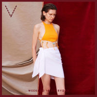 VICKS Drape Jersey Mini Skirt กระโปรงสั้น ผ้าเจอร์ซีย์ จับเดรป