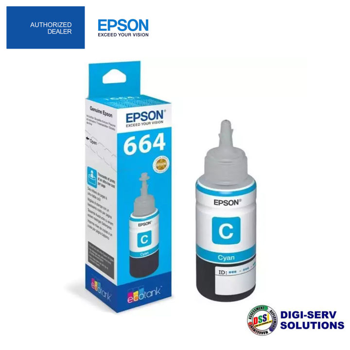 Epson 664 Cyan Original Ink Bottle 70ml