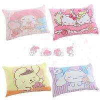 {ความคิดสร้างสรรค์ของตกแต่งบ้าน} อะนิเมะ Sanrioed My Melody Cinnamoroll Purin KT สุนัขการ์ตูนแมวน่ารักปลอกหมอนน่ารักนุ่มปกหมอนสำหรับหอพักนักเรียน