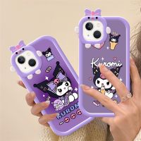 เคสรูปการ์ตูนน่ารัก Kulomi สีม่วงเข้มสำหรับ Huawei เกียรติยศ50 70 20 20S 30S 30S 50 40 60 SE Pro V30 X10 X30 X40 X40i Nova 5T 9 SE Pro เคสโทรศัพท์โทรศัพท์