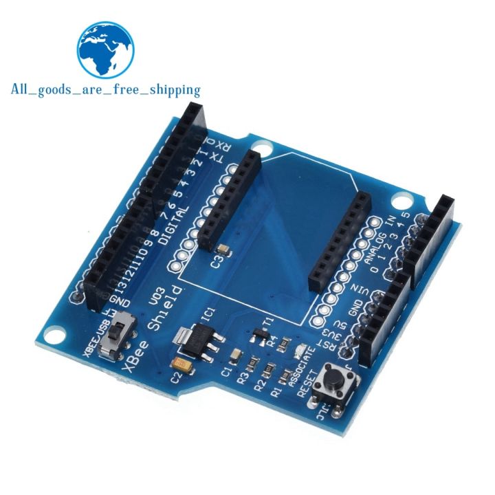 บลูทูธ XBee Shield โมดูล V03ไร้สายสำหรับ XBee ZigBee สำหรับ Arduino Serial Adapter โมดูล FT232RL IC 3.3V 5V IO