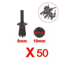 50PCS 5mm Wheel Arch Lining Expanding Rivet Clip Push Type Bumper Retainer Clip Rivet Fastener For BMW Fastener Dropshipping New