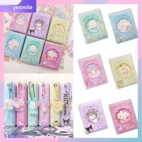 YESMILE ดอกไม้กลวงออก อัลบั้มรูป Kuromi/pochacco/Cinnamoroll ภาพ3นิ้ว ที่ใส่บัตรรูปภาพ ที่มีคุณภาพสูง สมุดสะสมการ์ดไอดอลเคป็อป