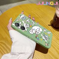 Jjlingji เคสสำหรับ Infinix Hot 20 5G 20S Hot 30 Play เคส30i ลายการ์ตูน Smile Cinnamoroll เคสโทรศัพท์บางดีไซน์ใหม่สุดสร้างสรรค์เคสป้องกันขอบสี่เหลี่ยมเคสนิ่มเคสปลอกซิลิโคนกันกระแทก